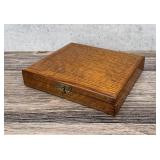 Antique Oak Presentation Box