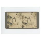 Gold Basin Death Valley Gold Mining Stereoview