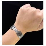 Hopi Sterling Silver Watch Band Bracelet