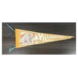 Yellowstone National Park Felt Souvenir Pennant