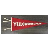 Yellowstone National Park Felt Souvenir Pennant