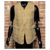 Vintage Filson Half Moon Tin Cloth Hunting Vest