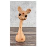 Tinkle Toy Giraffe Vinyl Squeeze Squeak Toy