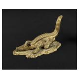 Austrian Vienna Bronze Alligator Paperclip