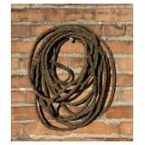 Montana Cowboy Braided Rawhide Leather Riata