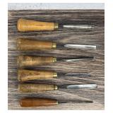 Group of Wood Carving Gouges