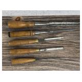 Group of Wood Carving Gouges