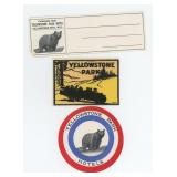 Yellowstone Park Hotel Luggage Travel Decals