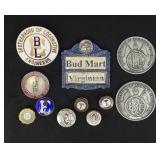 Brotherhood Locomotive Engineers Pins & Badges