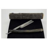 J Wiss & Son Horn Handle Straight Razor