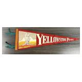 Yellowstone National Park Felt Souvenir Pennant