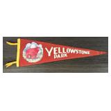 Yellowstone National Park Felt Souvenir Pennant