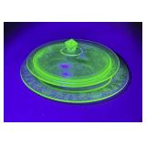 Group of Hazel Atlas Uranium Glass Dishware