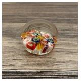 Millefiori Art Glass Paperweight