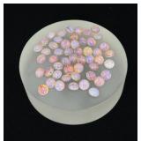 153.65ct of Fire Opal Doublets