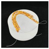 Two Strands of Butterscotch Baltic Amber Beads