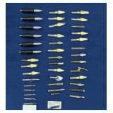 Group of Sheaffer Speedball Leonard Pen Nibs