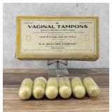 Wool Vaginal Tampon HK Mulford Company