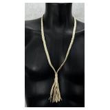 Braided Deerskin Bolo Tie