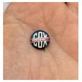 1920 Roosevelt Cox Political Pin Button