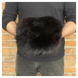 Antique Sable Fur Muff Hand Warmer
