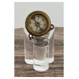 Marbles Brass Hunting Pin On Compass