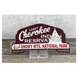 Cherokee Indian Reservation License Plate Topper