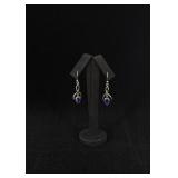 Sterling Silver Amethyst Earrings