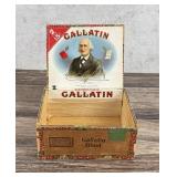 Gallatin Blunt Wood Cigar Box