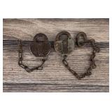 Pair Of Railroad Switch Locks