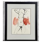 Japanese Minimalist Nude Painting