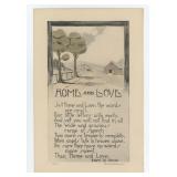Robert W. Service Home And Love Print