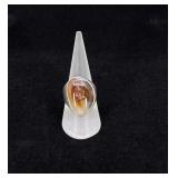 Starborn Agate Sterling Silver Ring