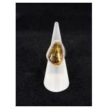 Baltic Amber Sterling Silver Ring