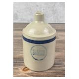 Blue Band Stoneware Jug