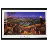 Ken Joudrey Montana Football Academic Print