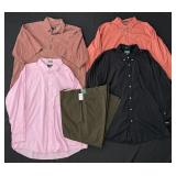 Group Of Outer Bank Shirts & Orvis Slacks