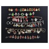 Costume Jewelry Christmas Bracelets