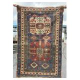 Antique Caucasian Kazak Persian Oriental Rug