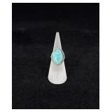 Navajo Sterling Silver Turquoise Ring