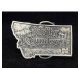 Bergamot Brass Pewter Montana Belt Buckle
