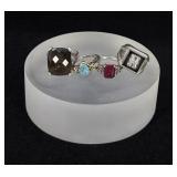 Collection of Sterling Silver Rings