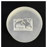 Coro Sterling Silver Swan Pond Brooch