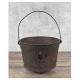 Civil War Era 8x Gate Marked Cast Iron Kettle