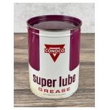 Conoco Super Lube Grease Can Tin