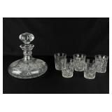 Cut Crystal Decanter Set