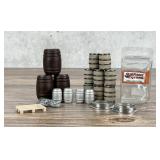 Railroad Express Model Train Barrel & Wheel Kit