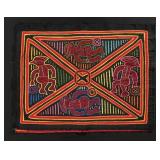 Kuna Mola Cloth Panel