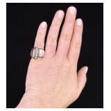 Sterling Silver Mother of Pearl Ring