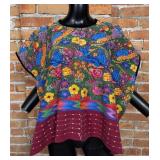 Guatemalan Huipile Poncho